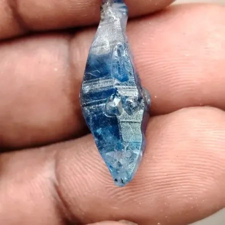 Natural Blue Sapphire Crystal 13.65 ct | Unheated Sri Lankan Corundum