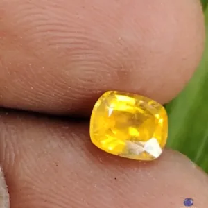 1.20 ct Natural Orange Yellow Sapphire | Heated Ceylon Gemstone