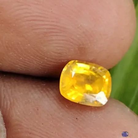 1.20 ct Natural Orange Yellow Sapphire | Heated Ceylon Gemstone
