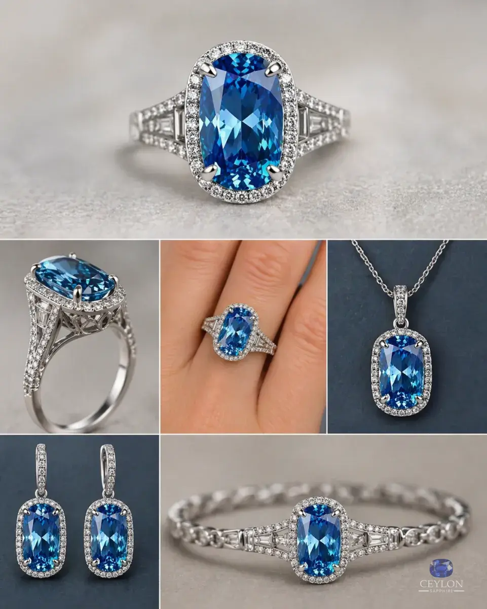 Blu gemstone design