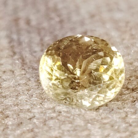 Natural Yellow Zircon 4.35 ct | Untreated Ceylon Loose Gemstone | Sri Lanka