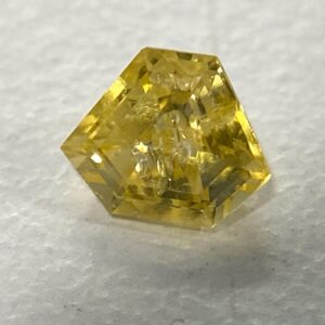 Natural Yellow Sapphire 1.05 ct | Trillion Cut Heated Ceylon Loose Gemstone