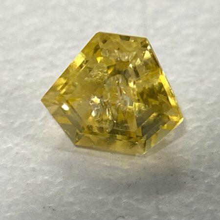 Natural Yellow Sapphire 1.05 ct | Trillion Cut Heated Ceylon Loose Gemstone