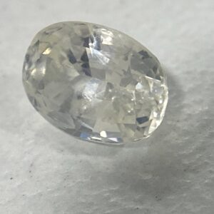 Natural White Sapphire 1.30 ct | Heated Ceylon Loose Gemstone | Sri Lanka