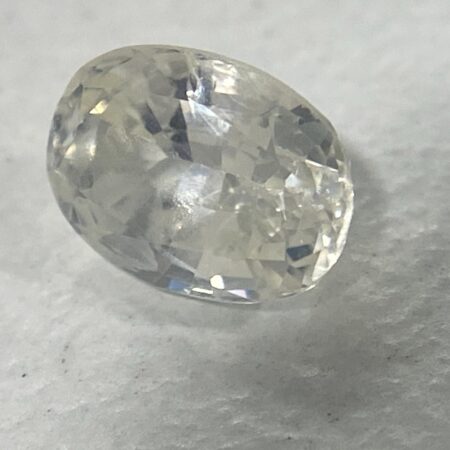 Natural White Sapphire 1.30 ct | Heated Ceylon Loose Gemstone | Sri Lanka