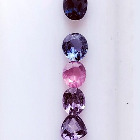 6.90 ct Natural Spinel Lot | Multicolour Mixed Cut Sri Lankan Gemstones